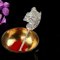 Silver Gajanan Filigree Tilak Stick