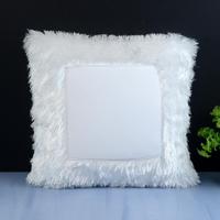 Blank White Fur Pillow