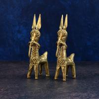 Dokra Horse Figurine Set