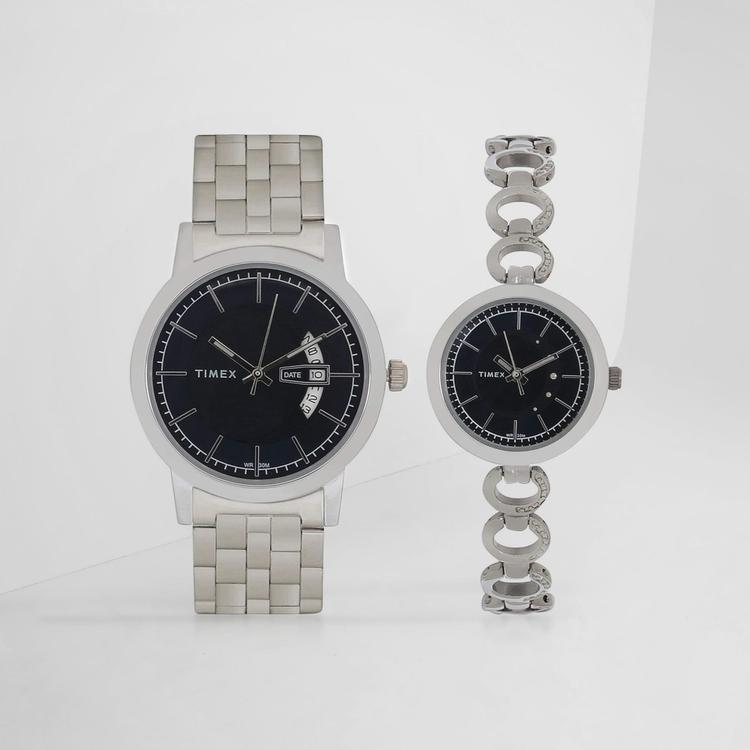 TIMEX Analog Couple Watch Set
