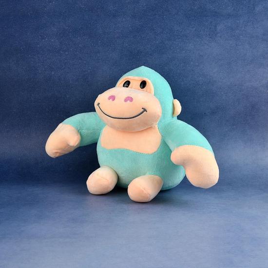 Smiling Blue Monkey Soft Toy