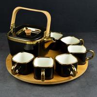 Premium Porcelain Black Tea Set 