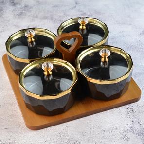 Serving Bowl Set with Lid