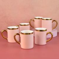 Porcelain Pink Mug Set