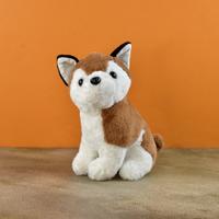 Light Brown Husky Puppy Soft Toy