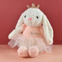 Pink Princess Rabbit Soft Toy