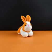 Orange Baby Bunny Plushie