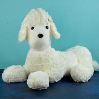 White Poodle Puppy Plushie