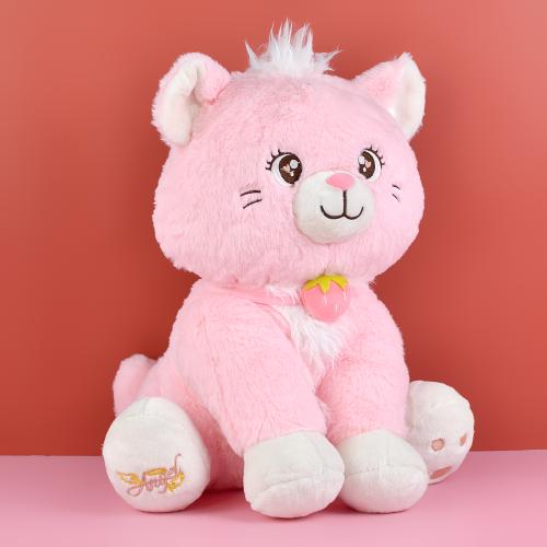 Pink Angel Cat Soft Toy