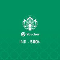 Starbucks E-Voucher Rs. 500