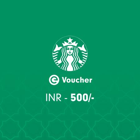 Starbucks E-Voucher Rs. 500