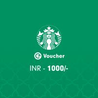 Starbucks E-Voucher Rs. 1000