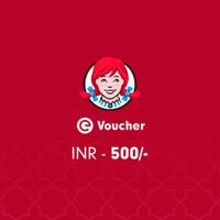 Wendy's E-Voucher Rs. 500