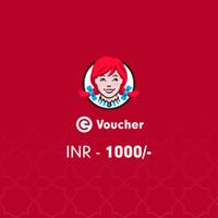 Wendy's E-Voucher Rs. 1000