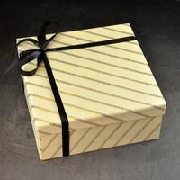 Beige Golden Designer Box