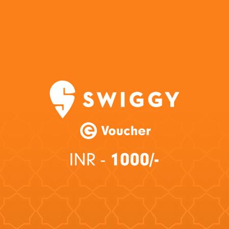 Swiggy E-Voucher Rs. 1000
