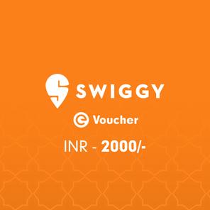 Swiggy E-Voucher Rs. 2000 Swiggy E-Voucher Rs. 2000