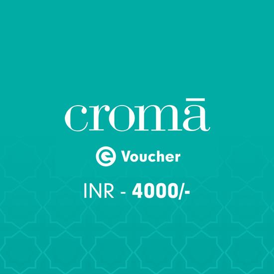 Croma E-Voucher Rs. 4000