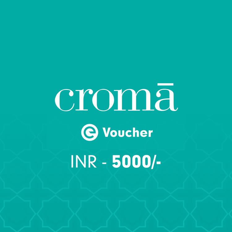 Croma E-Voucher Rs. 5000