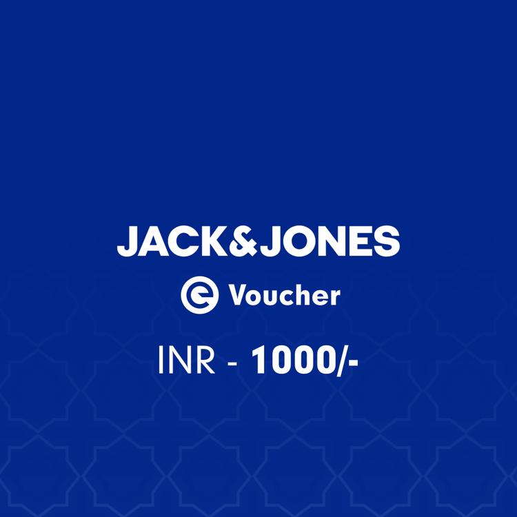 Jack & Jones E-Voucher Rs. 1000
