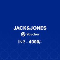 Jack & Jones E-Voucher Rs. 4000