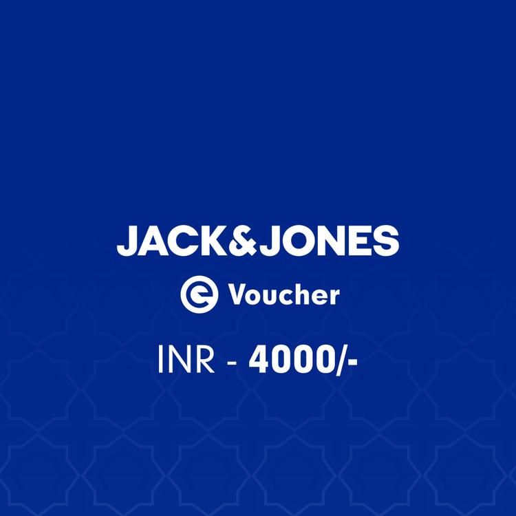 Jack & Jones E-Voucher Rs. 4000