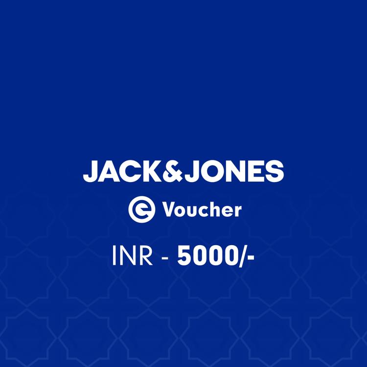 Jack & Jones E-Voucher Rs. 5000