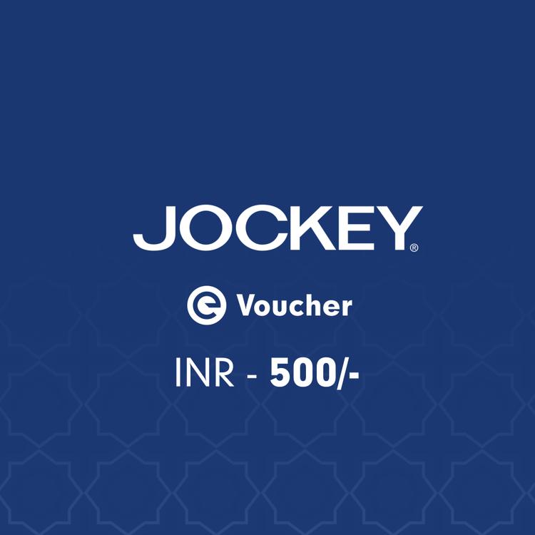 Jockey E-Voucher Rs. 500