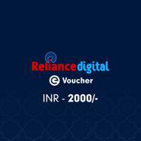 Reliance Digital E-Voucher Rs. 2000