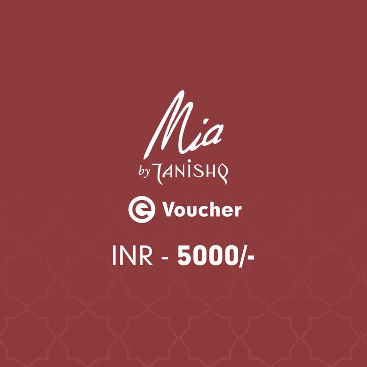 Mia by Tanishq E-Voucher Rs. 5000