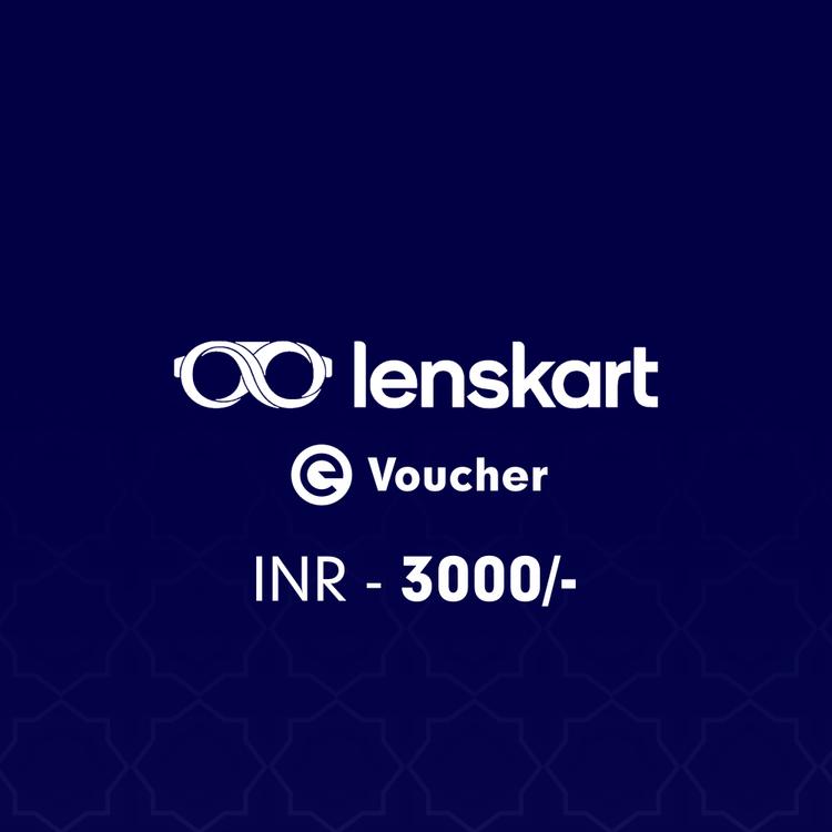 Lenskart E-Voucher Rs. 3000