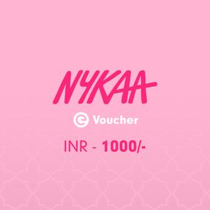 Nykaa E-Voucher Rs. 1000 Nykaa E-Voucher Rs. 1000