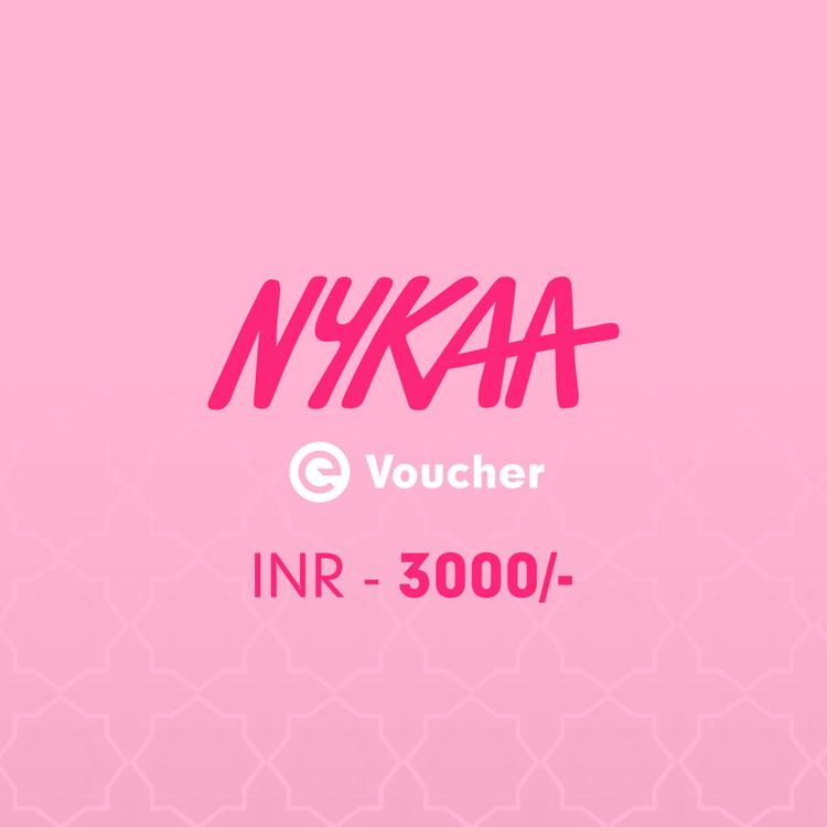 Nykaa E-Voucher Rs. 3000