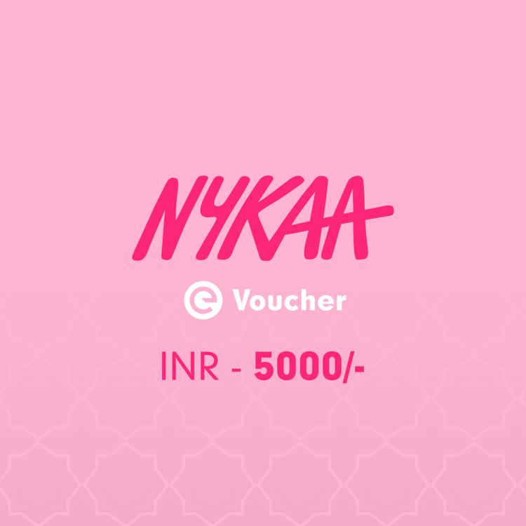 Nykaa E-Voucher Rs. 5000