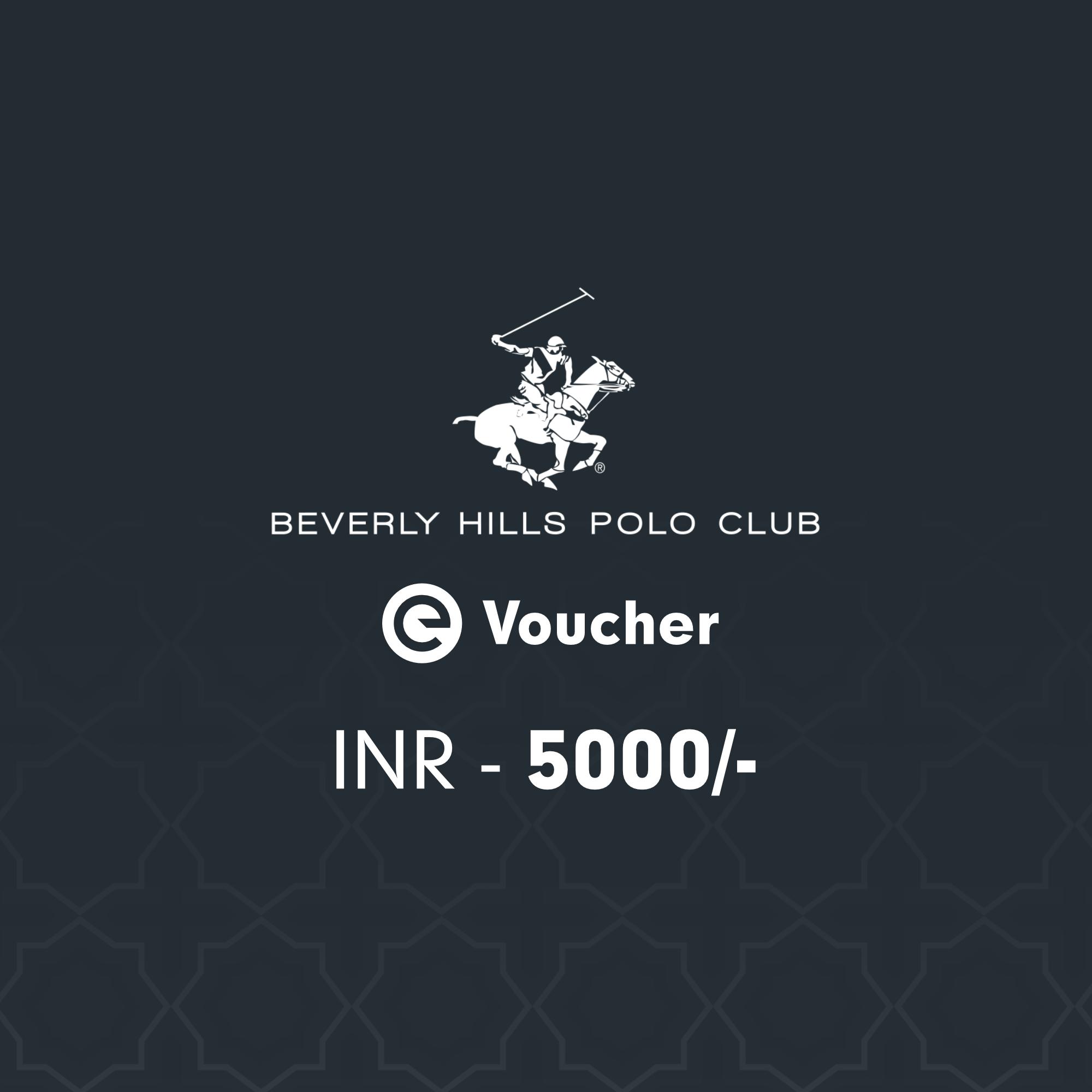 Beverly Hills Polo Club ₹ 5000 BHPC Gift Cards