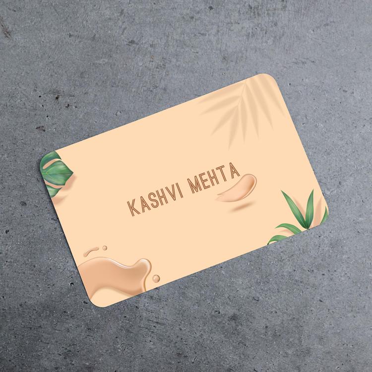 Minimalist Personalized Card