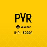 PVR E-Voucher Rs. 3000