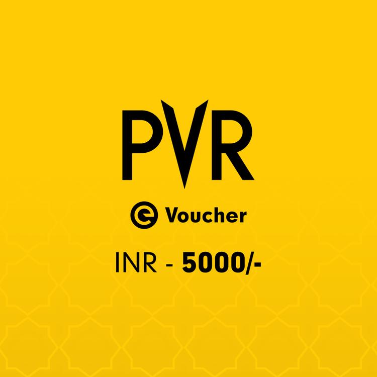 PVR E-Voucher Rs. 5000