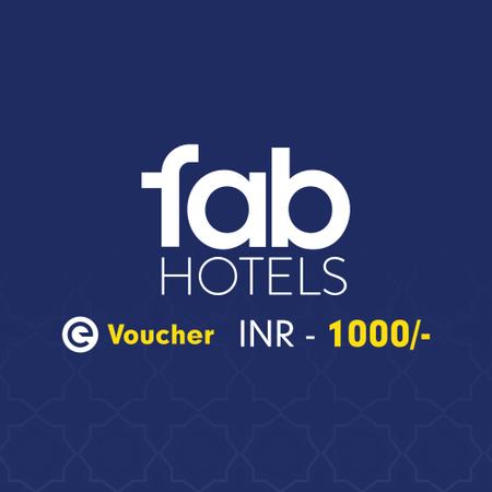 Fab Hotels E-Voucher Rs. 1000