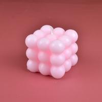 Pink Bubble Candle