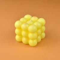 Yellow Bubble Candle