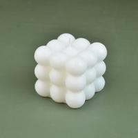 White Bubble Candle