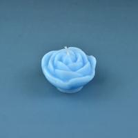 Blue Rose Candle