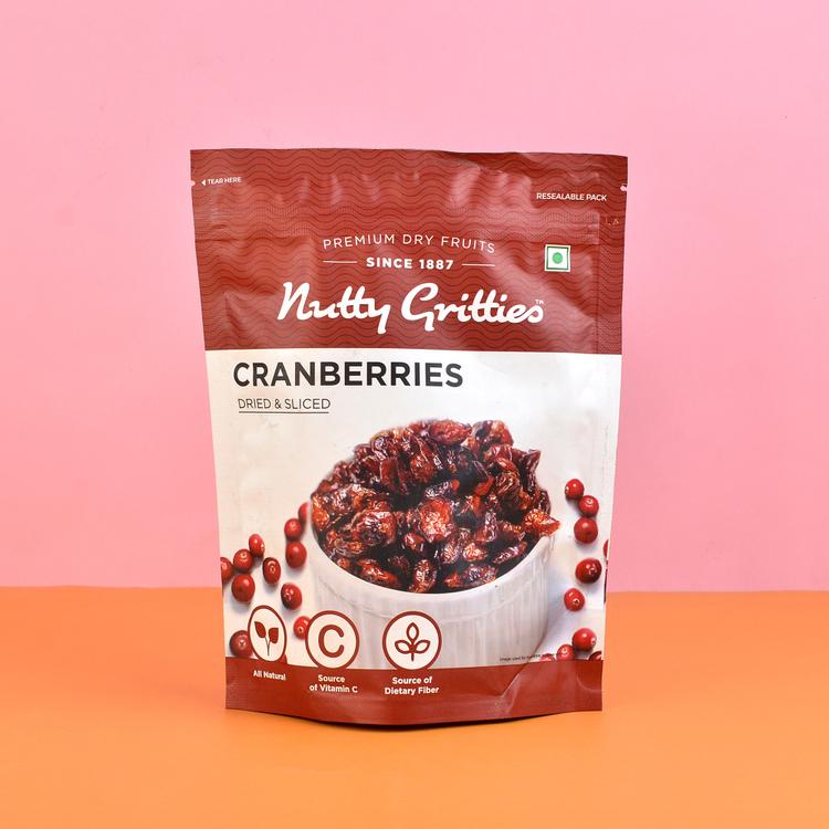 Nutty Gritties Dried Cranberries 200g
