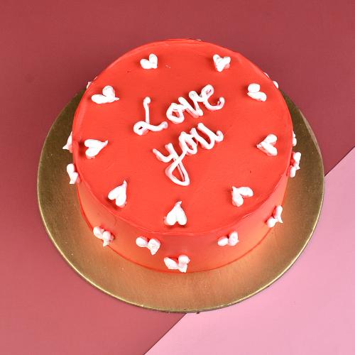 Red Love You Chocolate Cake 500g