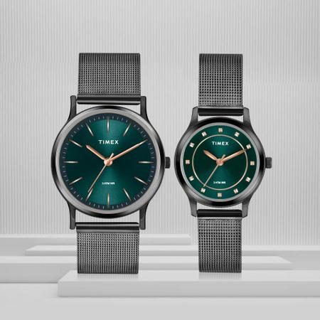 TIMEX Steel Couple Watch