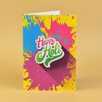 Happy Holi Greeting Card