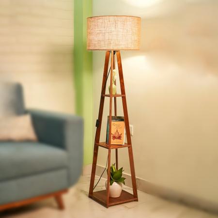 Wooden Floor Lamp