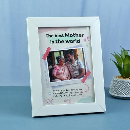 Personalized Best Mother Photo Frame