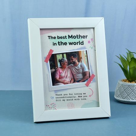 Personalized Best Mother Photo Frame
